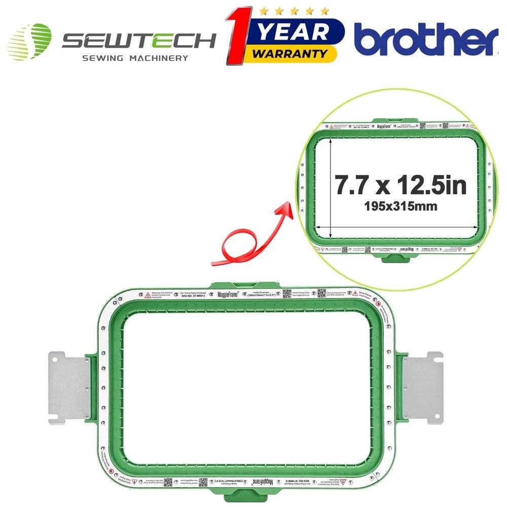 Brother PR650 PR650C PR650E PR650EC 자수 기계 자기 Hoopmaster 마이티 프레임 후프, Brother PR650C, 3in1 Hoop Set, 1개 상세 이미지 2