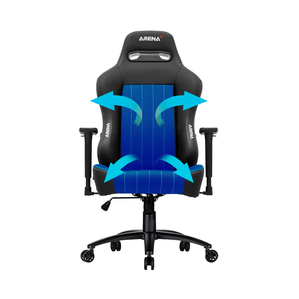 NEW ARENA-X ZERO AIR BLACK Chair 게임용/게이밍 컴퓨터 의자, 블랙 상세 이미지 1