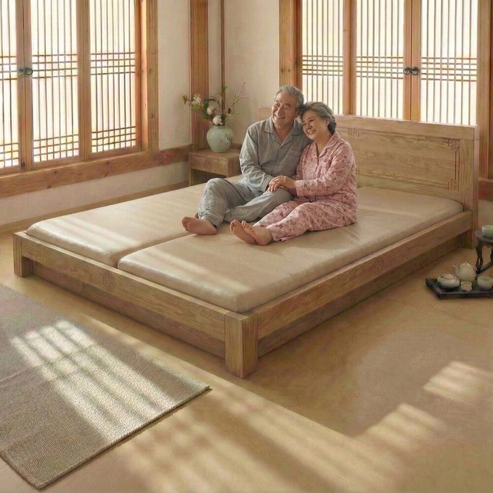 [몸이편안한] 이지슬립 가정용 물침대 매트리스 아쿠아매트 4계절용 분리형 국산, 수중가열식 싱글 100x200 상세 이미지 1