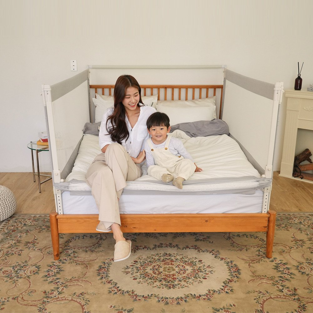 BBZ 침대가드V3 108 148 158 168 178 198 유아용 침대가드 아이 침대가드, 그레이 상세 이미지 1