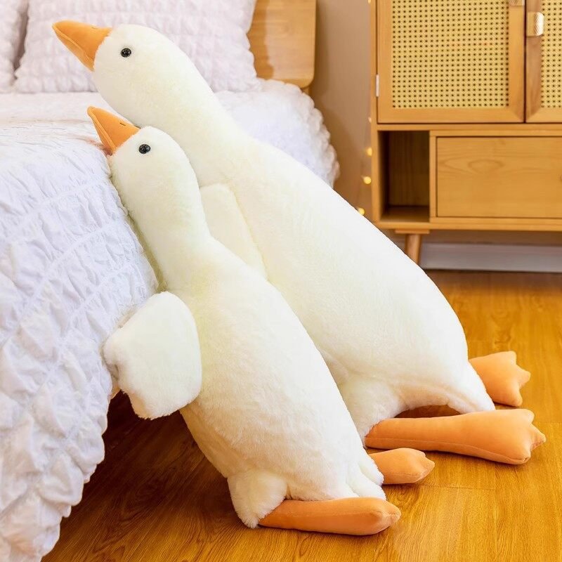 KC인증 소프레데코 대왕 오리인형 거위인형 바디필로우 애착 50cm 90cm 130cm 160cm 190cm, 1개, 화이트 상세 이미지 2