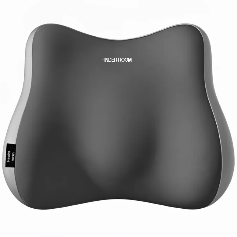 파인더룸 편안한 사무실 바른자세 등받이 허리 쿠션, 블랙+그레이할인 상세 이미지 1