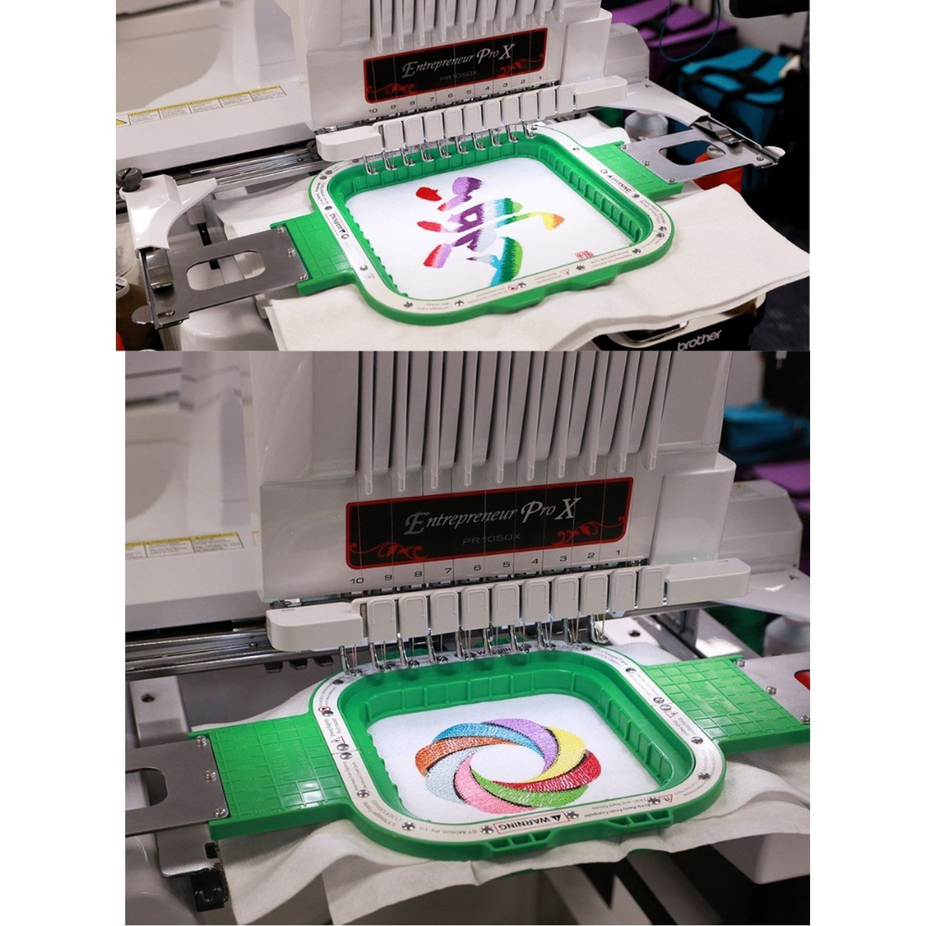 Brother PR650 PR650C PR650E PR650EC 자수 기계 자기 Hoopmaster 마이티 프레임 후프, Brother PR650EC, 3in1 Hoop Set, 1개 상세 이미지 1
