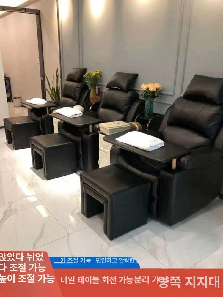 전동 리클라이너 소파 가격문의필요 패브릭 안락, 수동 175도+발판, 통기성이 좋은 가죽 B 상세 이미지 1