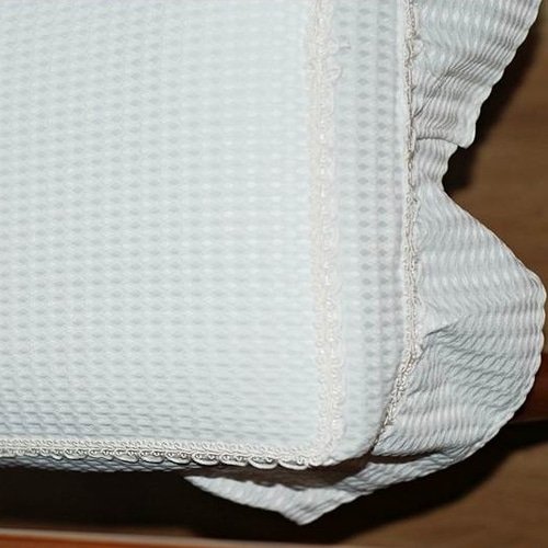 푹신도톰한 와플 누빔 피아노의자커버 2컬러 c, 와플 화이트, 1개 상세 이미지 1