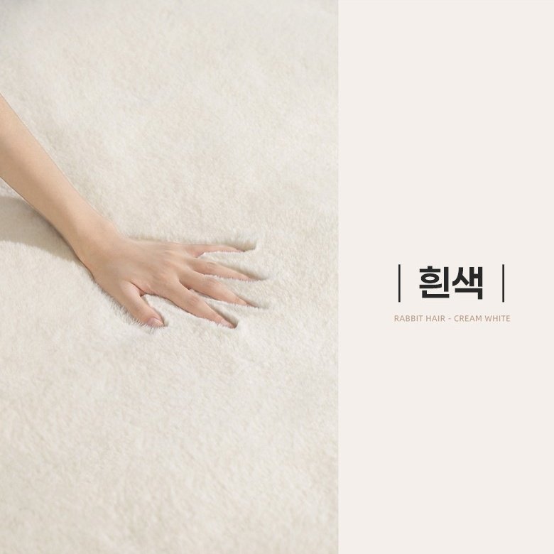 Fowod 물세탁이 가능한 부드러운 극세사 토끼털 카펫 침실 거실 인테리어 상세 이미지 2