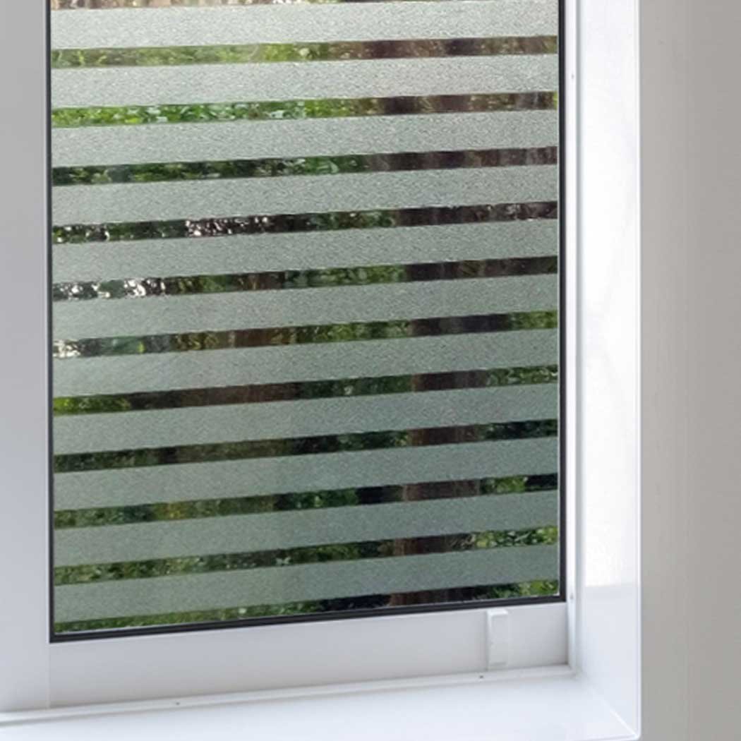 붙이는 블라인드 스트라이프 패턴 무점착 창문 시트지 100x300cm 대형사이즈, 상세페이지 참조 상세 이미지 1