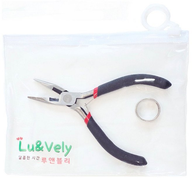 [루앤블리] 평집게 오링 O링 반지 세트, 1개
