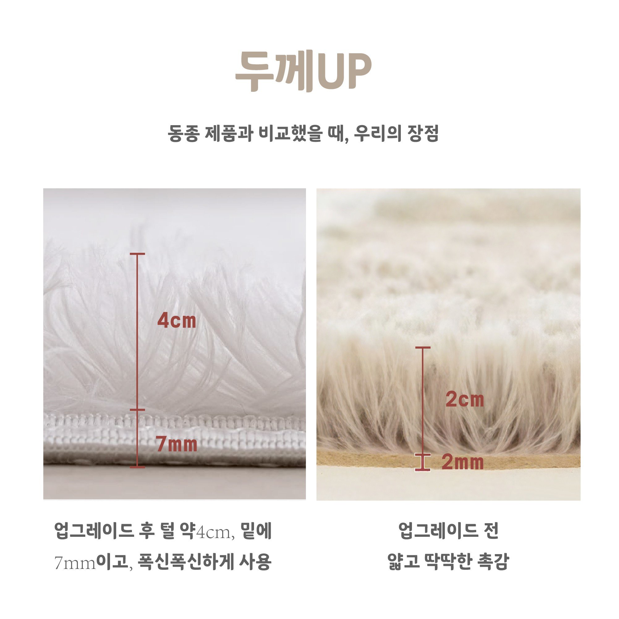 FASEN 러그 방음 미끄럼 방지 극세사 고급 카펫 사계절 포근한 터치미 털러그 침대옆 침실 거실 카페트할인 상세 이미지 1