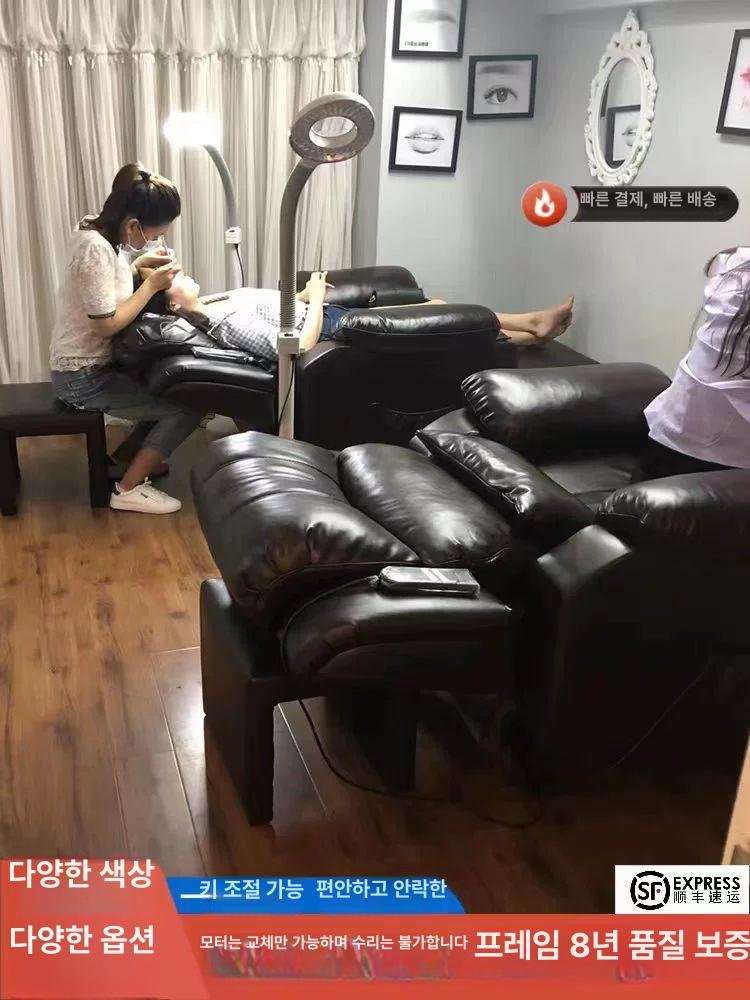 전동 리클라이너 소파 가격문의필요 패브릭 안락, 수동 175도+발판, 통기성이 좋은 가죽 B 상세 이미지 2