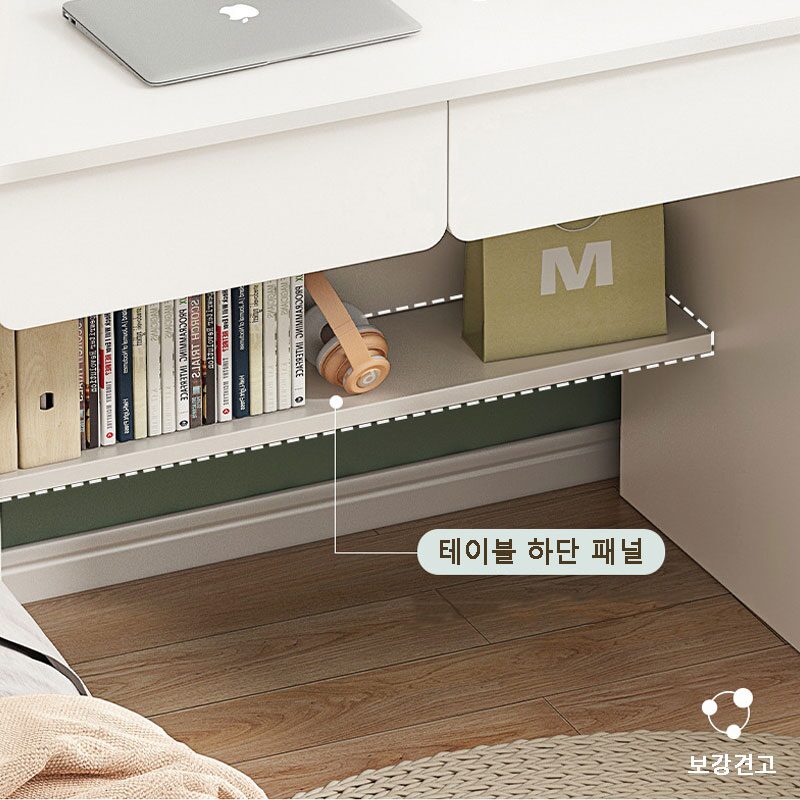 다용도 사무실책상 컴퓨터 책상 80/100*60*109CM 화이트 책상 공부용 SZ01 상세 이미지 2