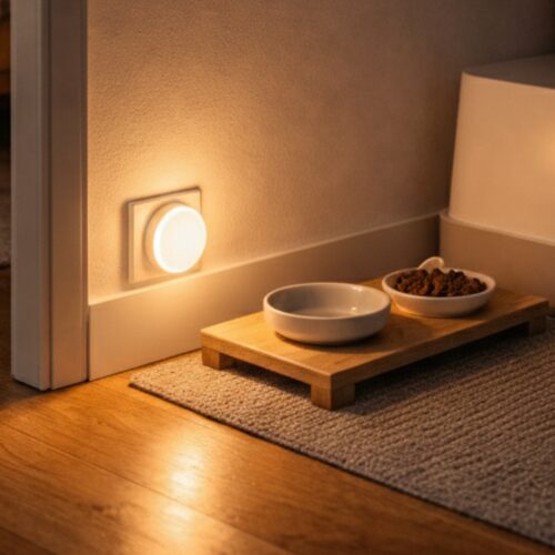 이케아 뫼르크레드 LED 센서등 콘센트형 취침등 수면등 2개입 1세트, 화이트할인 상세 이미지 2