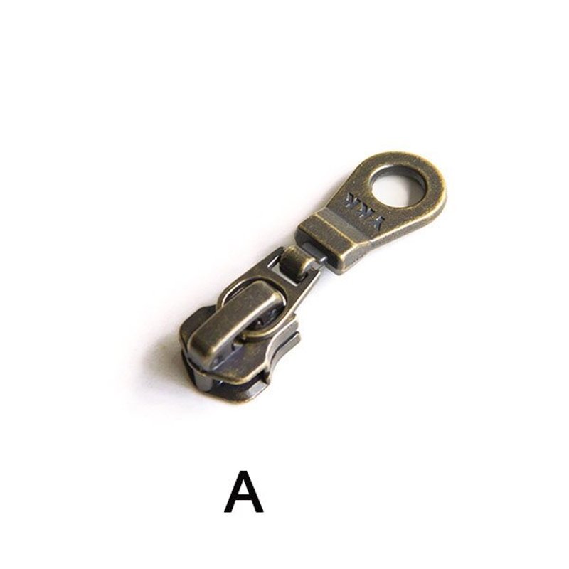5pcs ykk 5 청동 금속 지퍼 슬라이더 자동 잠금 풀러 헤드 5 금속 지퍼 재봉, b 상세 이미지 1