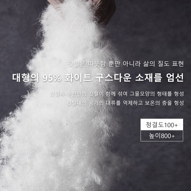 초경량 구스 이불 거위털 다운 여름 겨울 사계절 5성급 호텔 사계절용, 화이트할인 상세 이미지 2