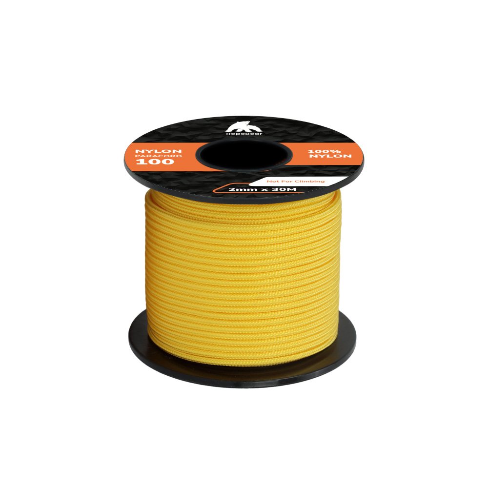 얇은 나일론 로프 파라코드 2mm 30M 타입 I 낙하산 코드, Yellow 상세 이미지 1