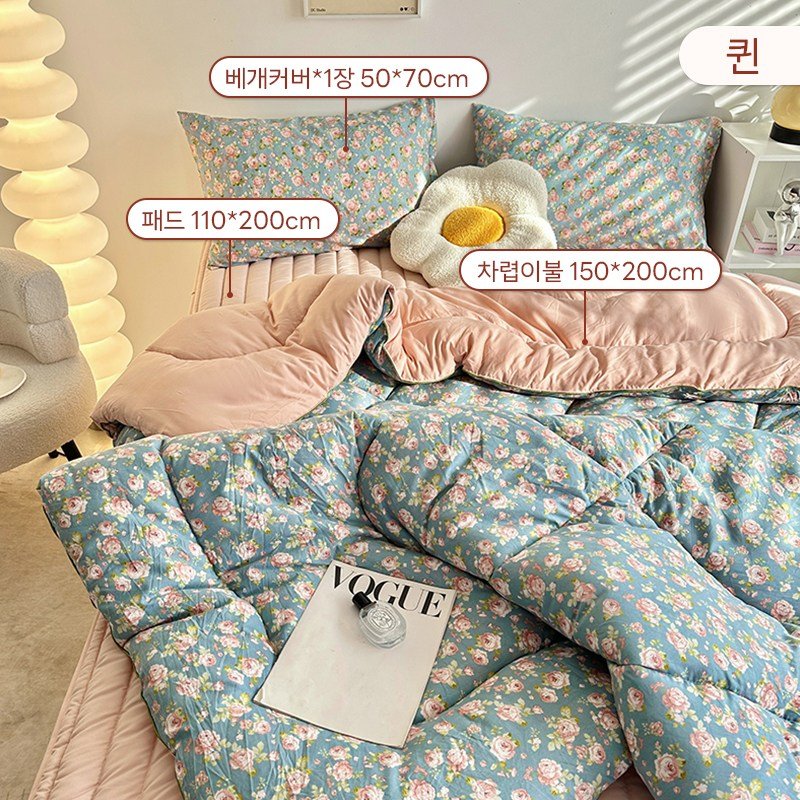 쁘리엘르 비비 워싱 세미마이크로 차렵이불 상세 이미지 2