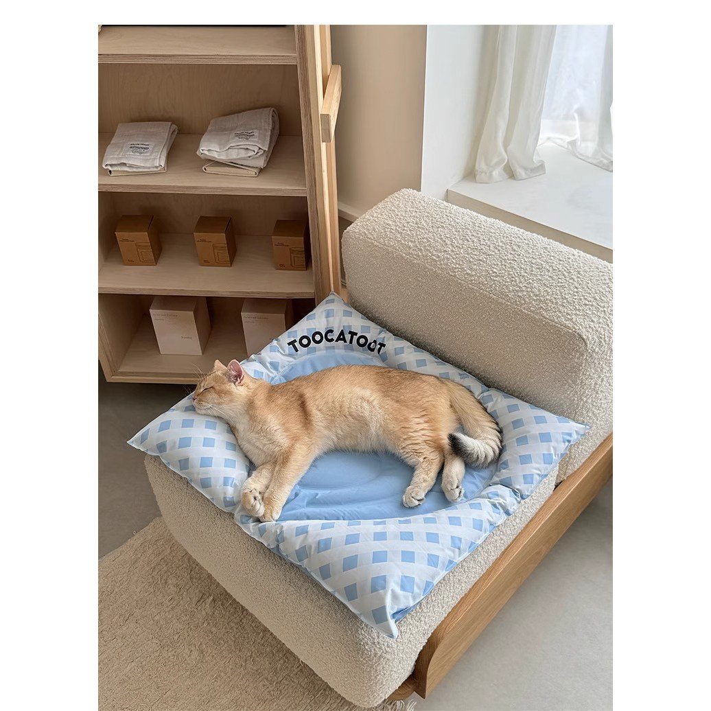 [Roomfittie 루미피티] 강아지 고양이 쿨매트 냉감 꿀잠 젤 방수 방석 여름 필수템, 핑크, 1개쿠폰할인 상세 이미지 1