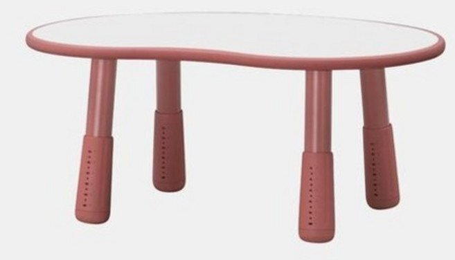 일룸 팅클팝 피넛형 책상 방문설치, 키즈레드(피넛형)쿠폰할인