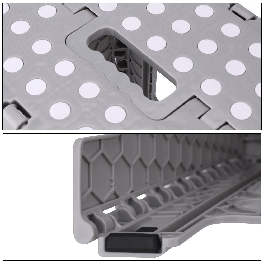 코멧 홈 휴대용 폴딩 체어 XL 사이즈, 라이트 그레이, 1개 상세 이미지 1